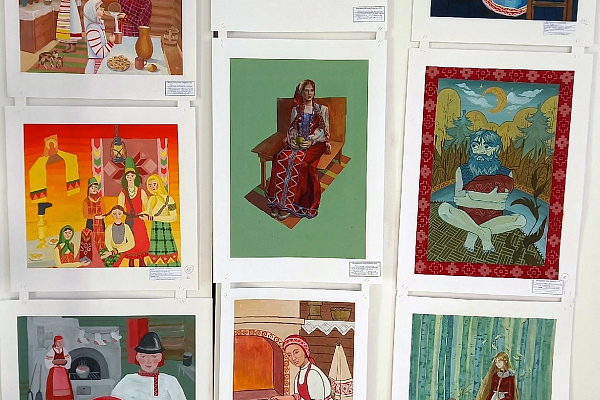 В Музейно-просветительском центре "Лудорвай" (г. Ижевск, ул. Пастухова, 13, 2 этаж) начала работать выставка «Многоцветный ковер Удмуртии».