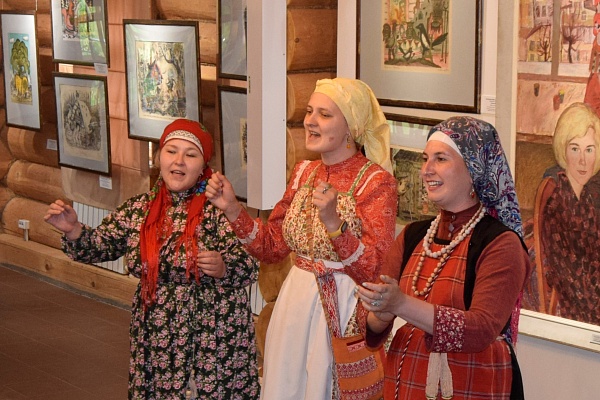 Открытие выставки «Дымковская сказка в глине и красках»
